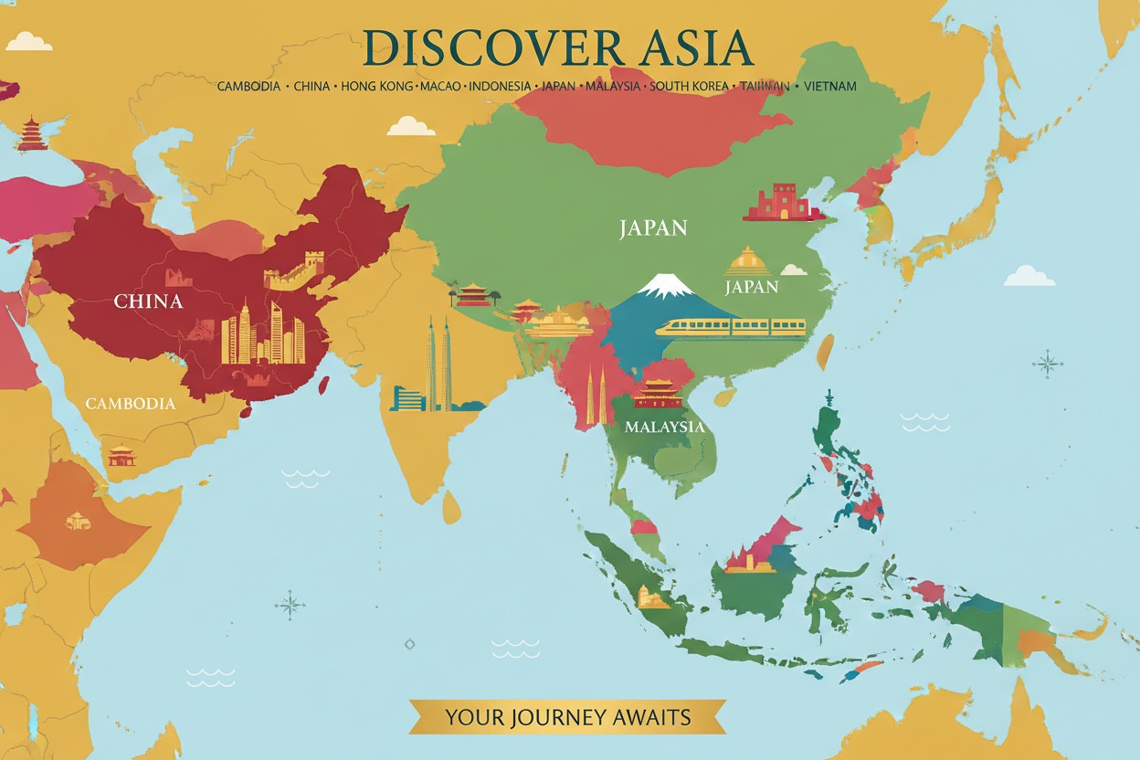 eSIM Asia 12 countries