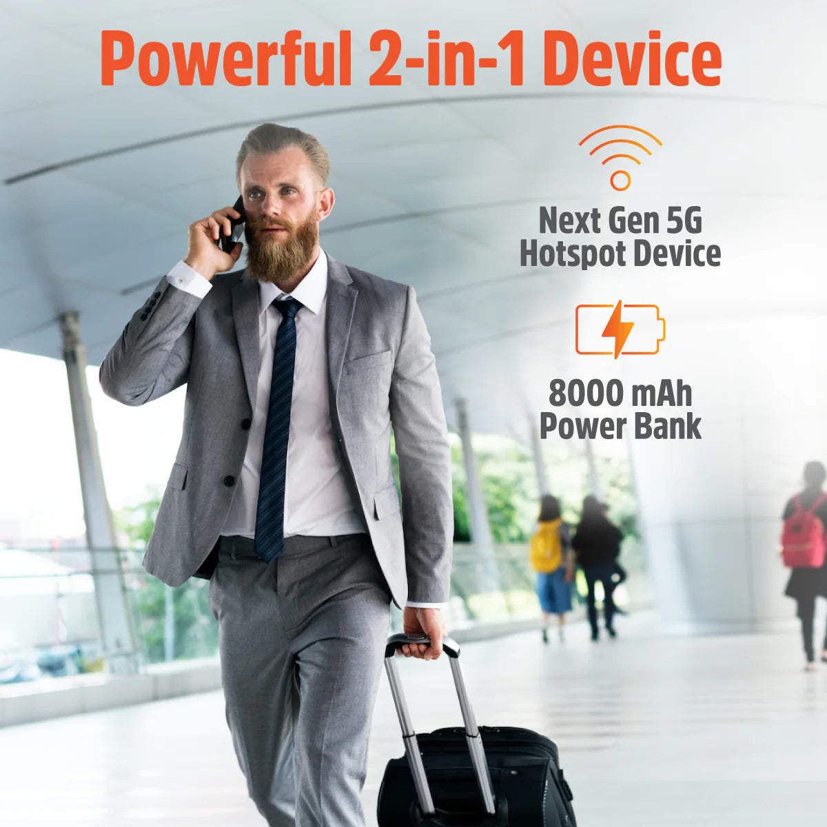 Solis Pro 5G Mobile Hotspot and Power Bank