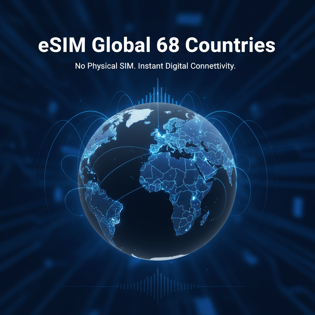 eSIM Global 68 countries - Easytripgo